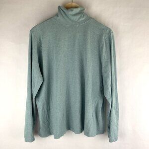 Seasalt Cornwall Womens Landing Top Turtleneck Size 16 Organic Cotton Soft Cozy